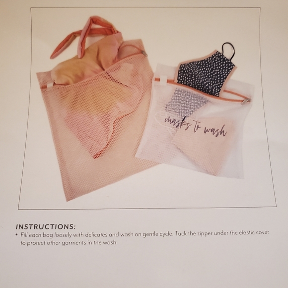 2pc Masks/Lingerie Laundry Bags - Picture 2 of 5